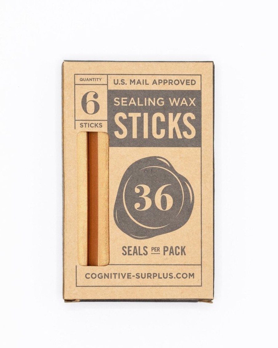 Stationery Cognitive Surplus | Sandstone Shimmer Sealing Wax Sticks