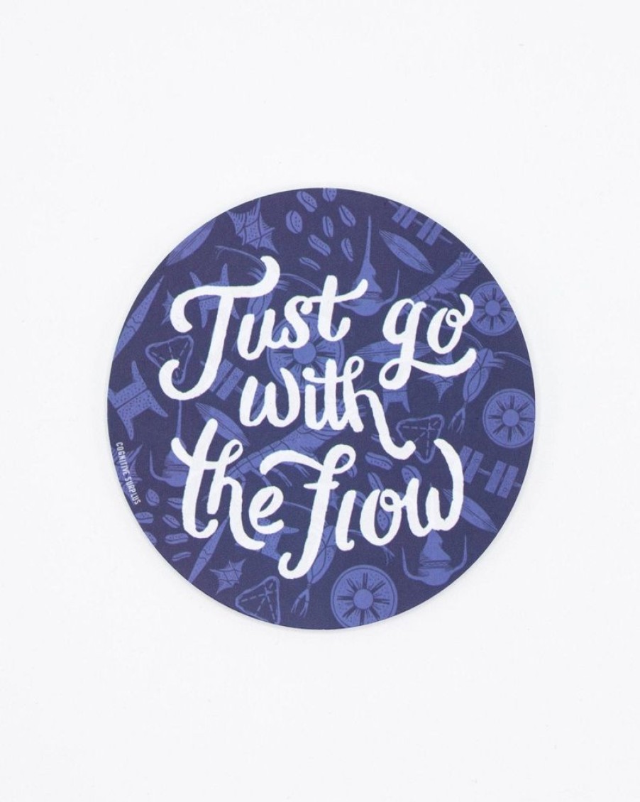 Stationery Cognitive Surplus | Plankton Go With The Flow Sticker