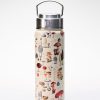 Kitchen + Bar Cognitive Surplus | Mushrooms Stainless Steel Vacuum Flask / Insulated Travel Thermos