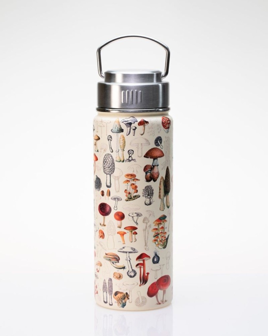 Kitchen + Bar Cognitive Surplus | Mushrooms Stainless Steel Vacuum Flask / Insulated Travel Thermos