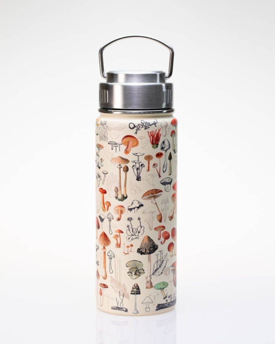 Kitchen + Bar Cognitive Surplus | Mushrooms Stainless Steel Vacuum Flask / Insulated Travel Thermos