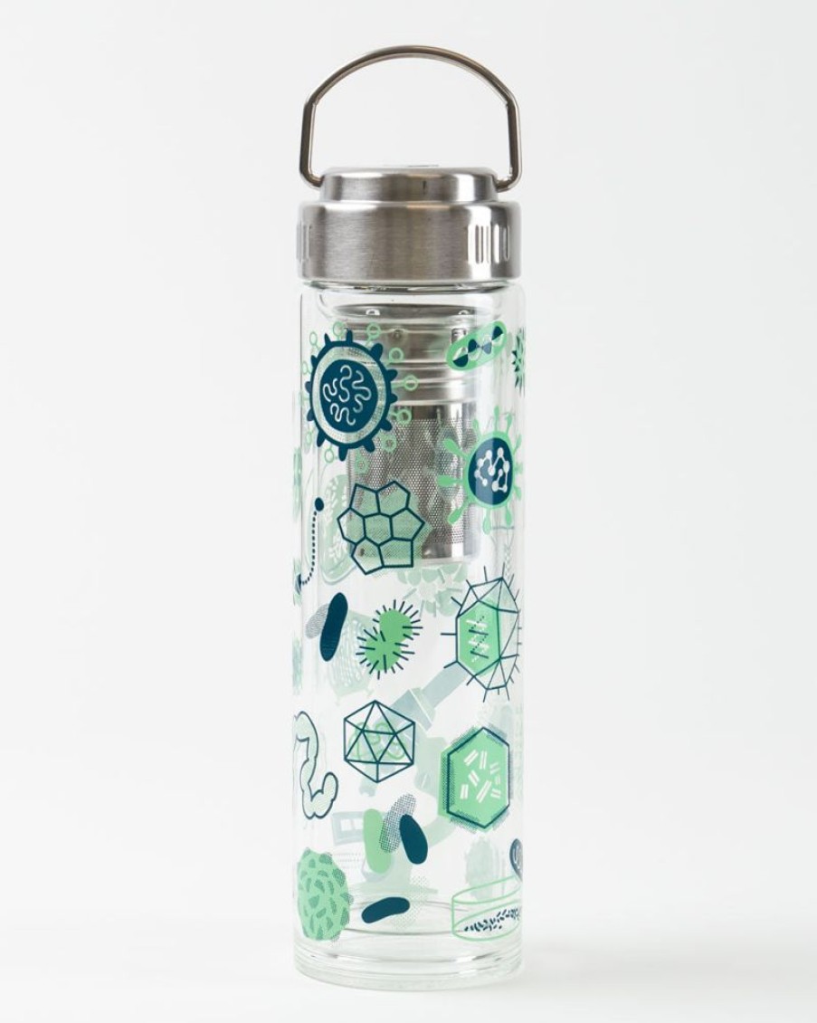 Kitchen + Bar Cognitive Surplus | Retro Microbiology Tea Infuser - Biology Gift | Cognitive Surplus