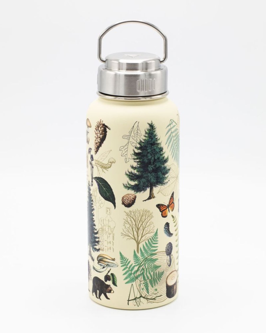 Kitchen + Bar Cognitive Surplus | Forest 32 Oz Stainless Steel Bottle By Cognitive Surplus