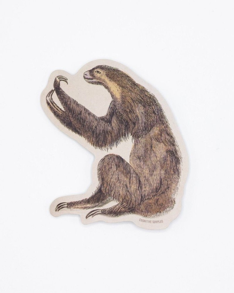 Stationery Cognitive Surplus | Existential Sloth Sticker