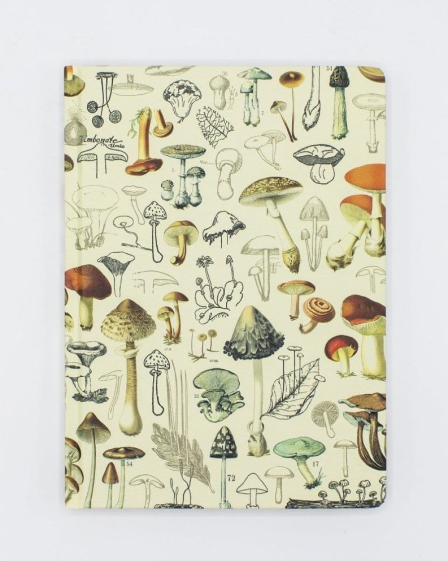 Notebooks Cognitive Surplus | Mushroom Notebook - Hardcover | Lined/Grid Journal