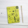 Notebooks Cognitive Surplus | Nuclear Physics Mini Hardcover Notebook | Dot Grid Journal