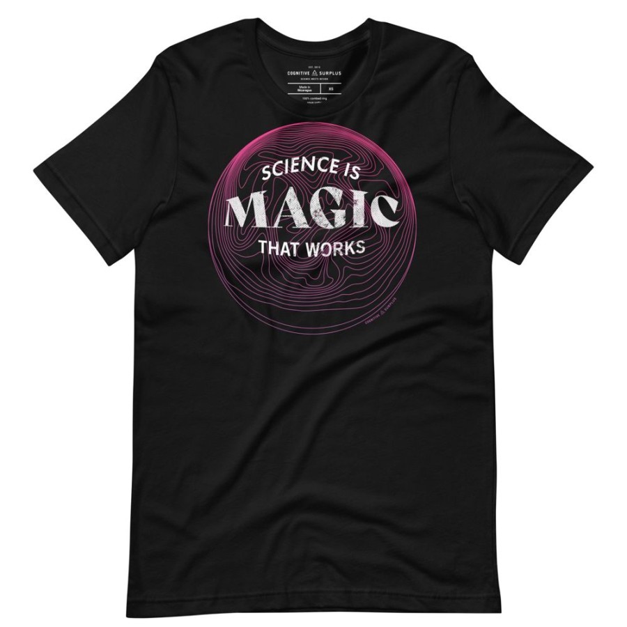 Apparel Cognitive Surplus | Science Is Magic That Works Graphic Tee