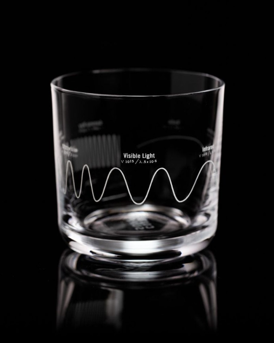 Kitchen + Bar Cognitive Surplus | Electromagnetic Spectrum Whiskey Glass - Scotch Glass | Cognitive Surplus