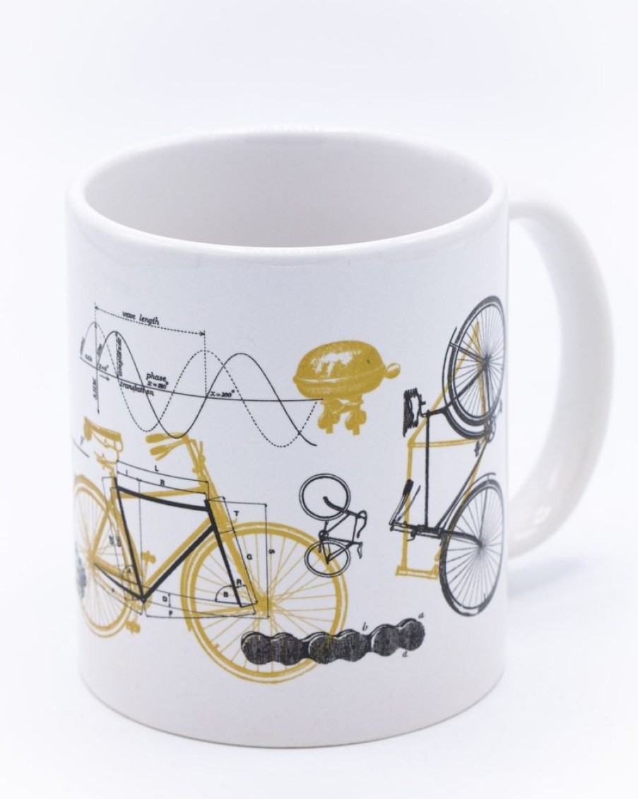 Kitchen + Bar Cognitive Surplus | Bike Mug 20 Oz | Bicycle Mug By Cognitive Surplus