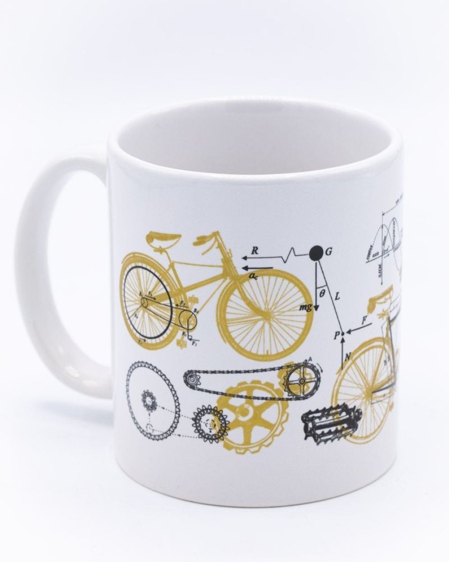 Kitchen + Bar Cognitive Surplus | Bike Mug 20 Oz | Bicycle Mug By Cognitive Surplus