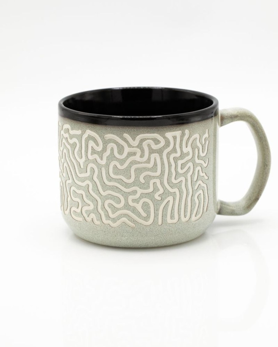 Kitchen + Bar Cognitive Surplus | Brain Coral Mug - Hand Carved | Cognitive Surplus