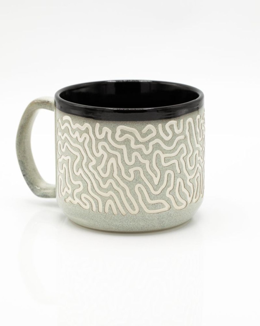 Kitchen + Bar Cognitive Surplus | Brain Coral Mug - Hand Carved | Cognitive Surplus