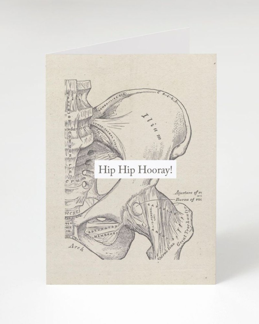 Stationery Cognitive Surplus | Hip Hip Hooray - Medical Graduation Card - Hip Replacement | Cognitive Surplus