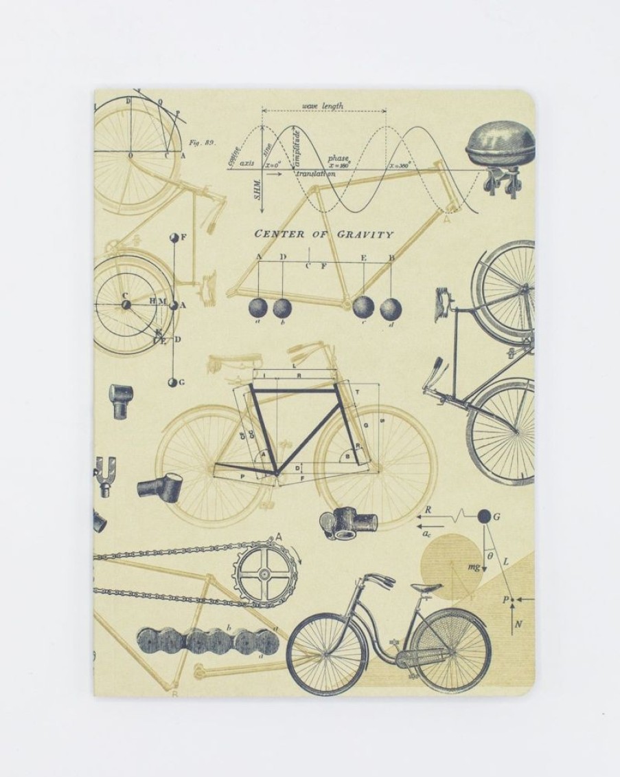 Notebooks Cognitive Surplus | Bicycle Science Softcover Notebook | Recycled Notebook