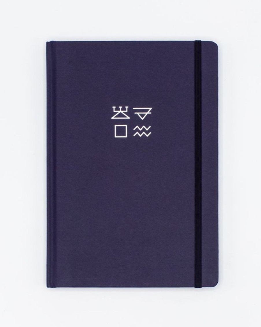 Notebooks Cognitive Surplus | Alchemy A5 Hardcover Notebook - Dotted Lines | Cognitive Surplus Velvet Indigo