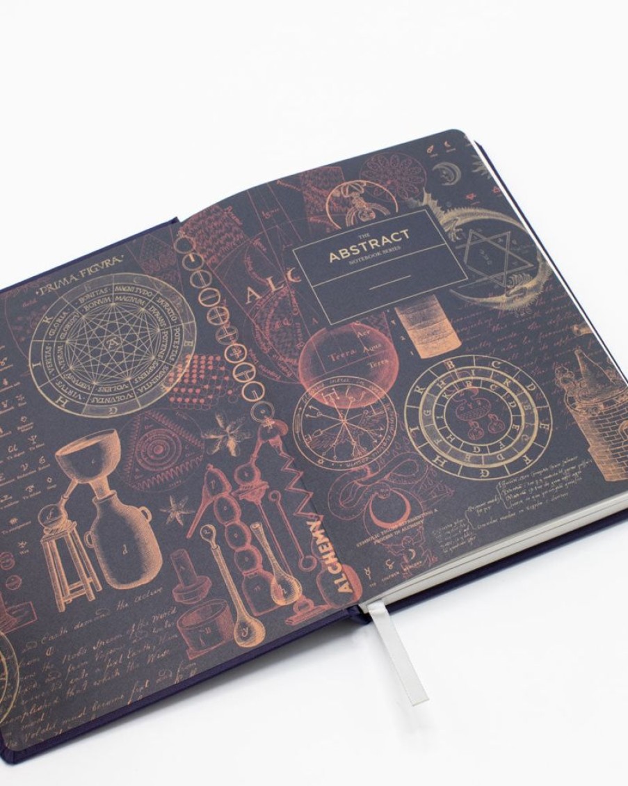 Notebooks Cognitive Surplus | Alchemy A5 Hardcover Notebook - Dotted Lines | Cognitive Surplus Velvet Indigo