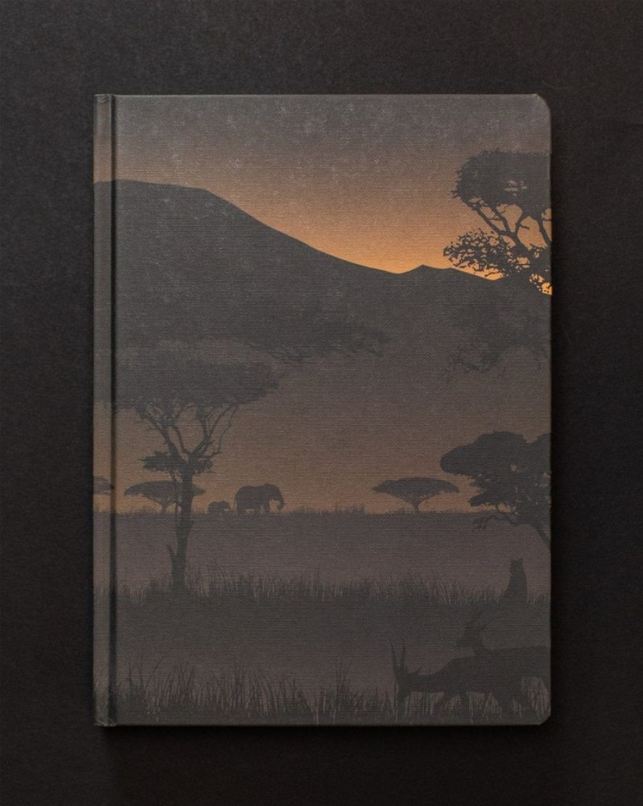 Notebooks Cognitive Surplus | Savanna At Dusk Dark Matter Notebook