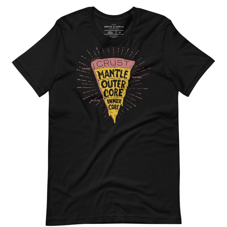 Apparel Cognitive Surplus | Slice Of Earth Pizza Graphic Tee