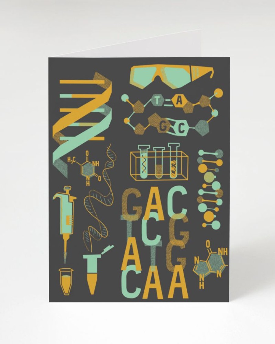 Stationery Cognitive Surplus | Retro Dna Greeting Card - Graduation Card | Cognitive Surplus