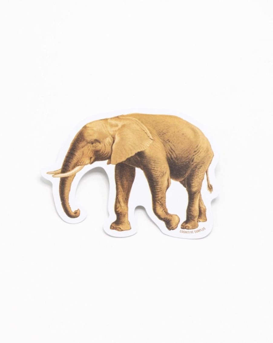 Stationery Cognitive Surplus | Elephant Sticker