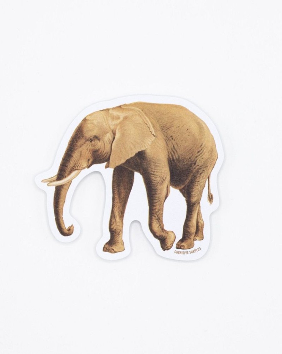 Stationery Cognitive Surplus | Elephant Sticker