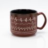 Kitchen + Bar Cognitive Surplus | Heartbeat Mug - Hand Carved | Cognitive Surplus