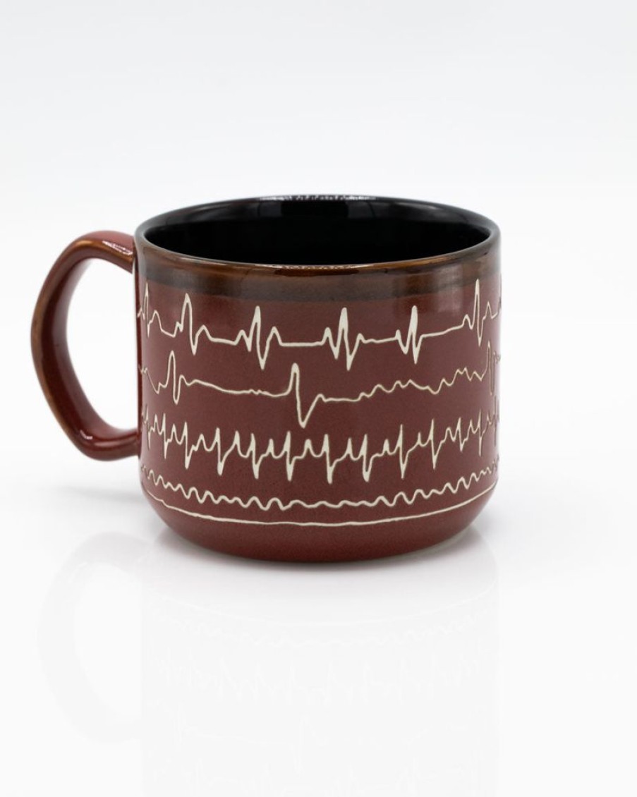 Kitchen + Bar Cognitive Surplus | Heartbeat Mug - Hand Carved | Cognitive Surplus