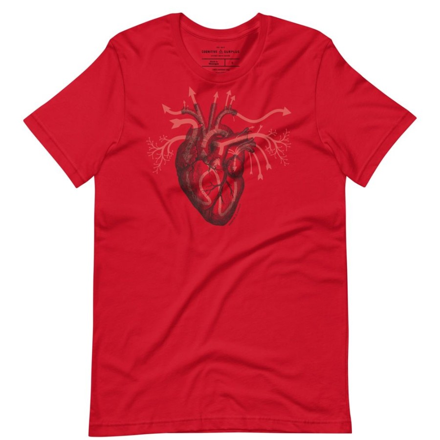 Apparel Cognitive Surplus | Heart Blood Flow Graphic Tee