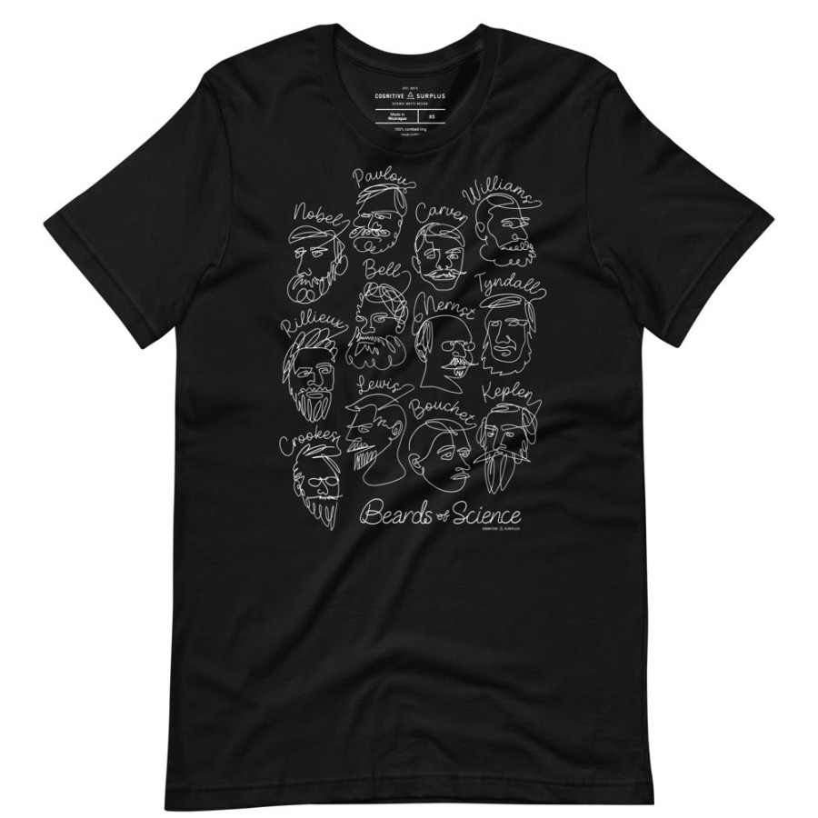 Apparel Cognitive Surplus | Great Beards Of Science Graphic Tee