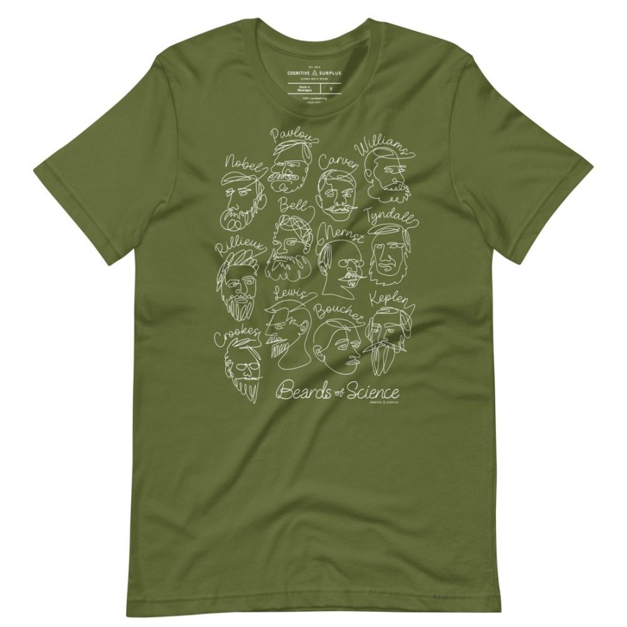 Apparel Cognitive Surplus | Great Beards Of Science Graphic Tee