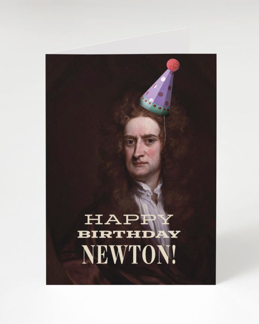 Stationery Cognitive Surplus | Newton'S Birthday - Science Holiday Card | Cognitive Surplus