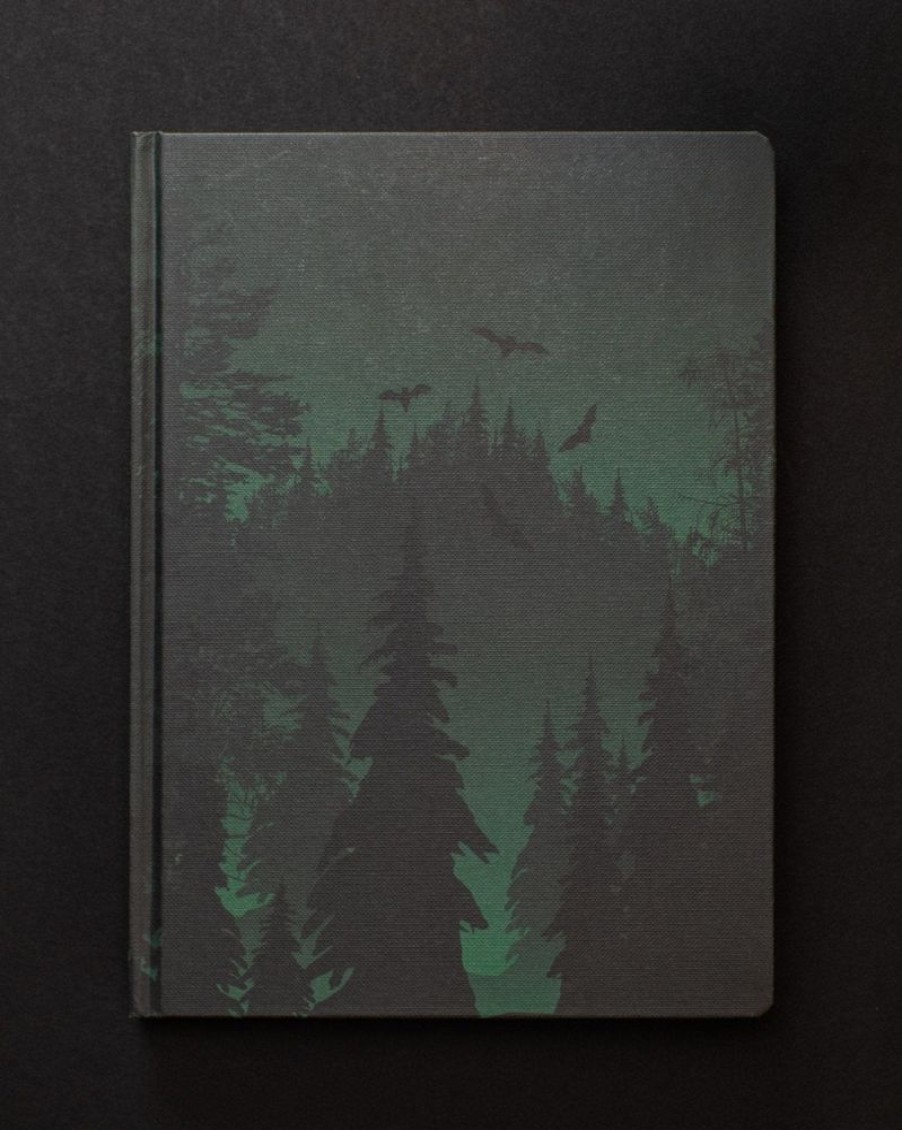 Notebooks Cognitive Surplus | Twilight In The Evergreen Forest Dark Matter Notebook