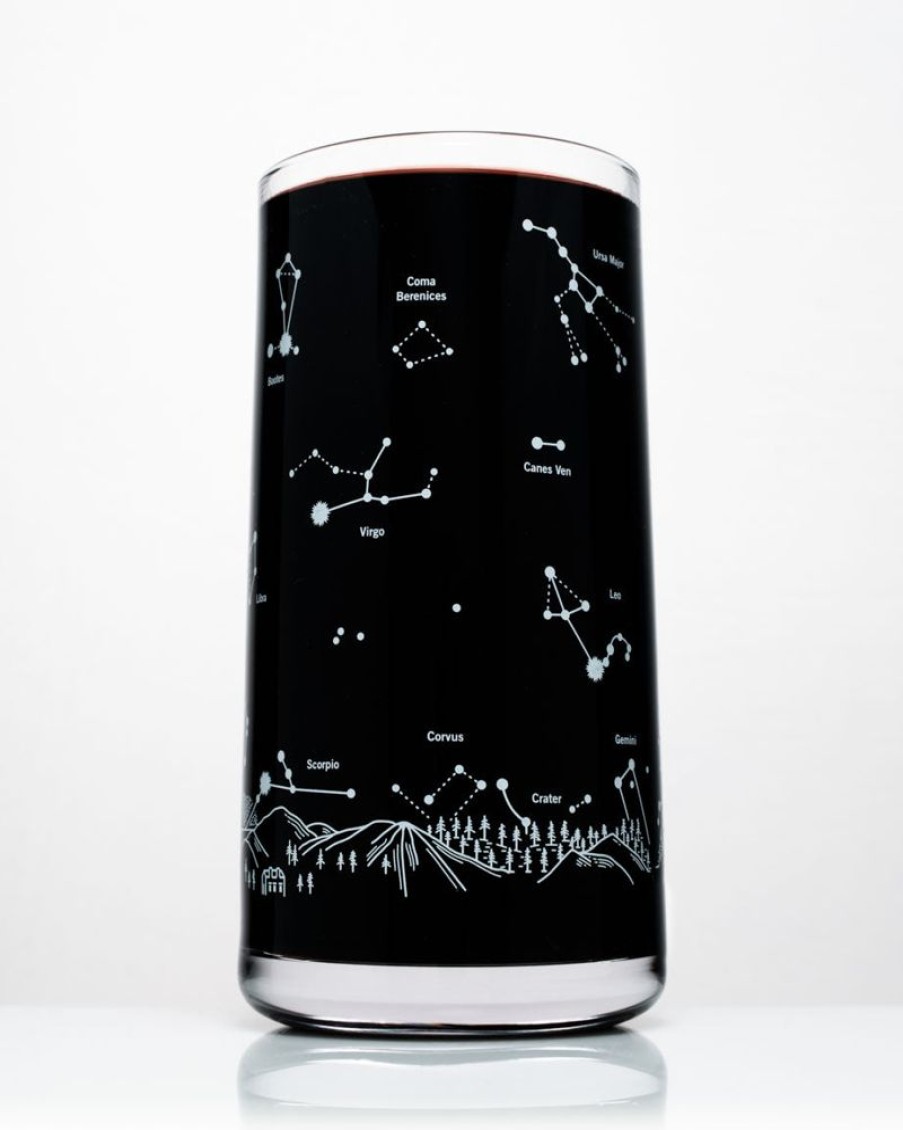 Kitchen + Bar Cognitive Surplus | Night Sky Drinking Glass - Star Chart Tumbler | Cognitive Surplus