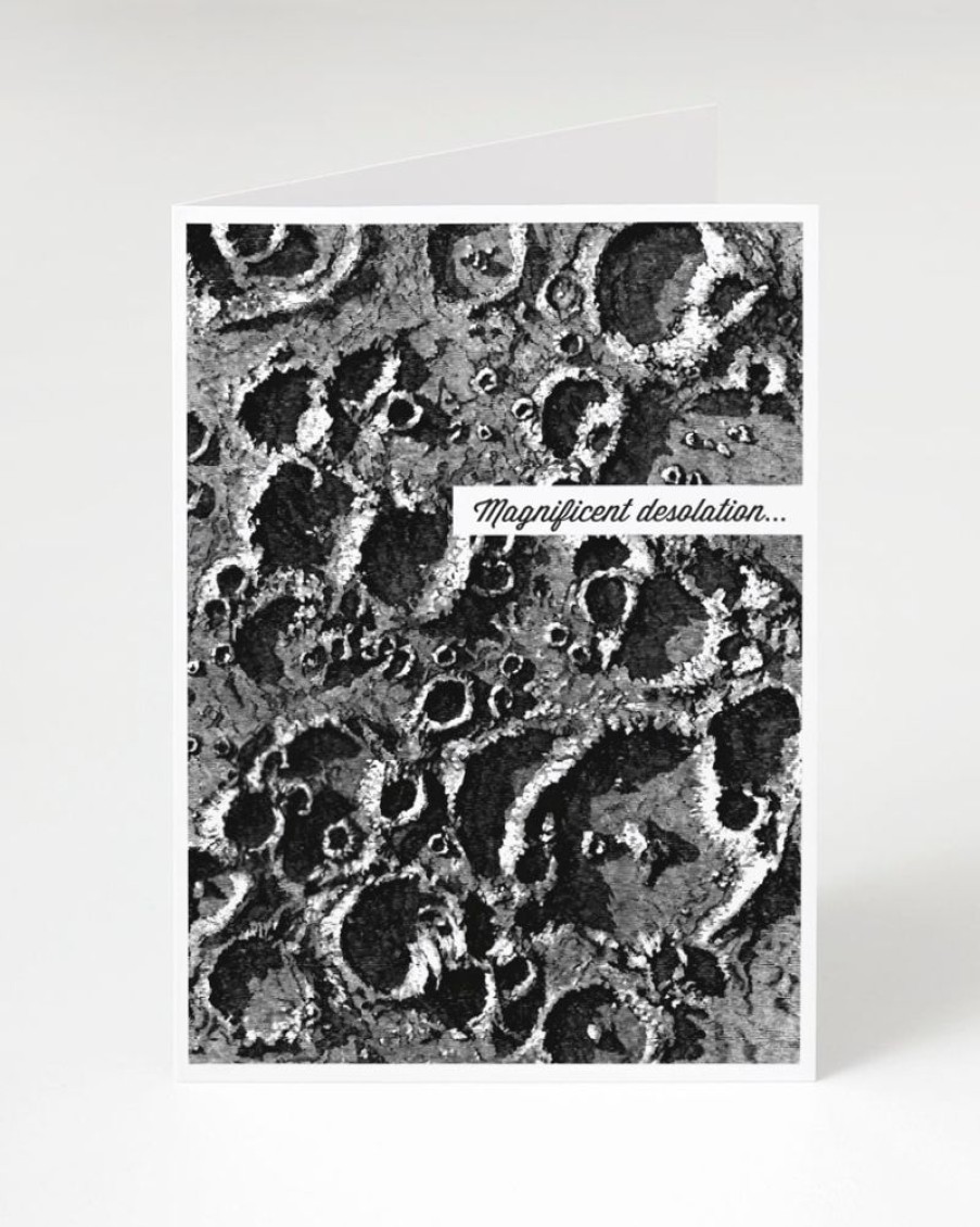 Stationery Cognitive Surplus | Magnificent Desolation Moon Card - Astronomy Stationery | Cognitive Surpus