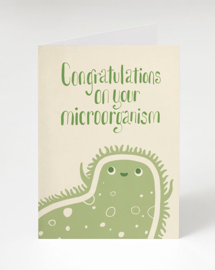 Stationery Cognitive Surplus | Microorganism New Baby Card - Science Stationery | Cognitive Surplus