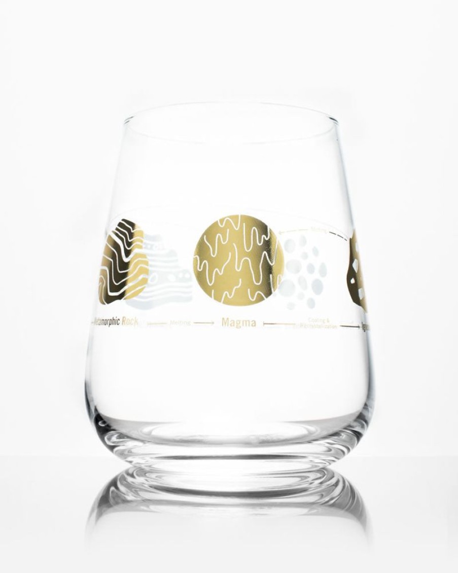 Kitchen + Bar Cognitive Surplus | Rock Cycle Wine Glass | Cognitive Surplus