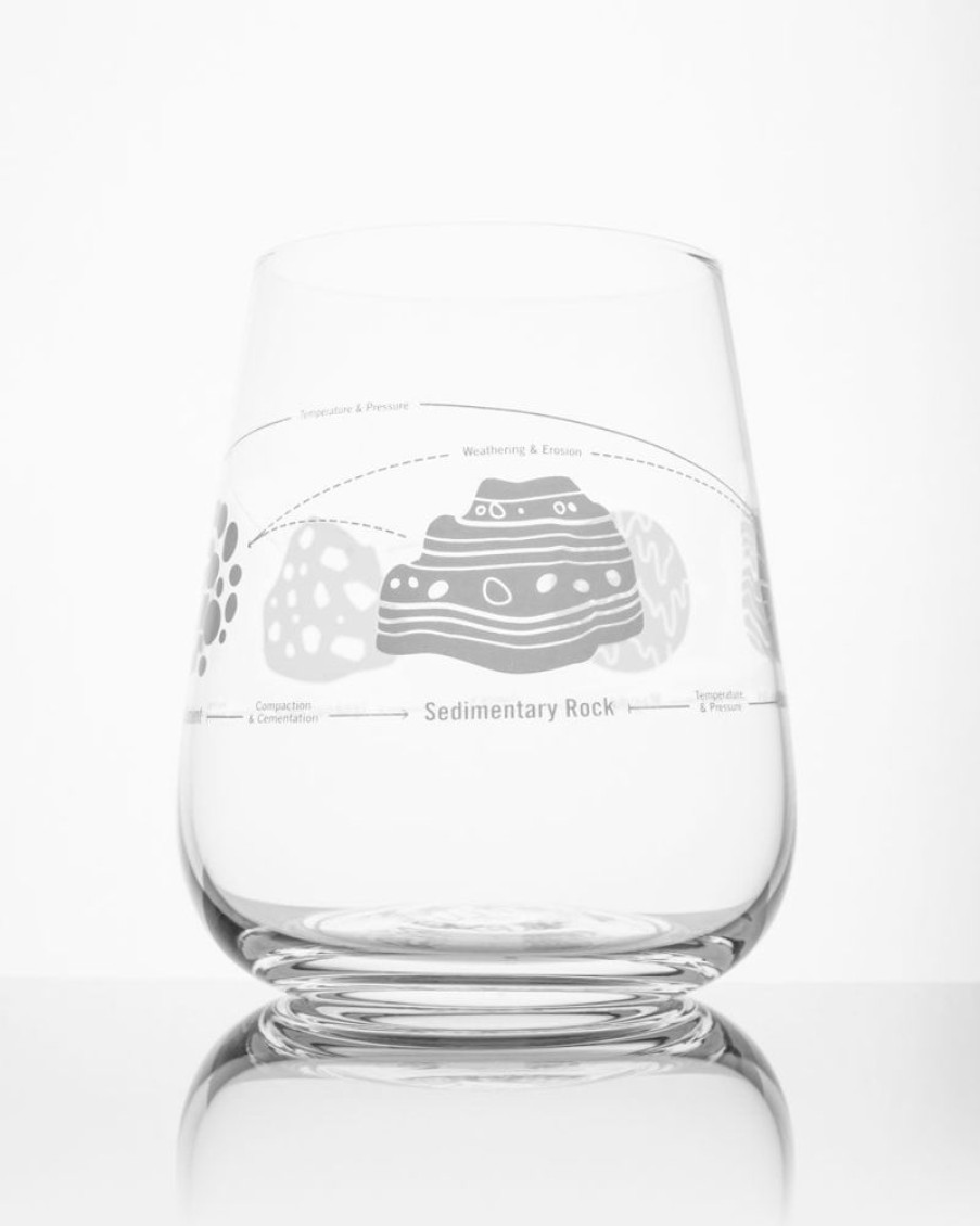 Kitchen + Bar Cognitive Surplus | Rock Cycle Wine Glass | Cognitive Surplus