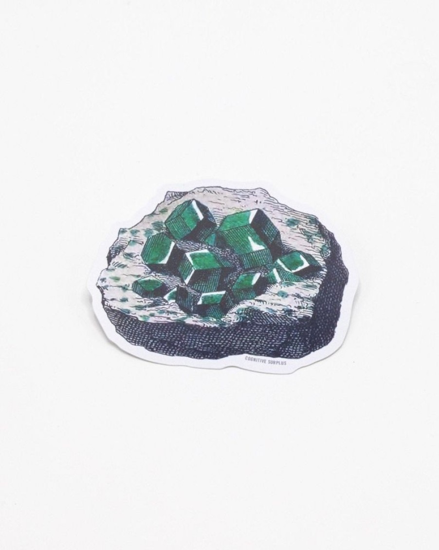 Stationery Cognitive Surplus | Green Gem Sticker