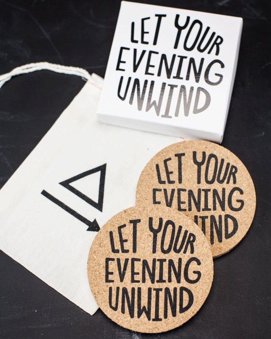 Kitchen + Bar Cognitive Surplus | Let Your Evening Unwind Coasters