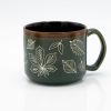 Kitchen + Bar Cognitive Surplus | Pressed Leaves Mug - Hand Carved | Cognitive Surplus