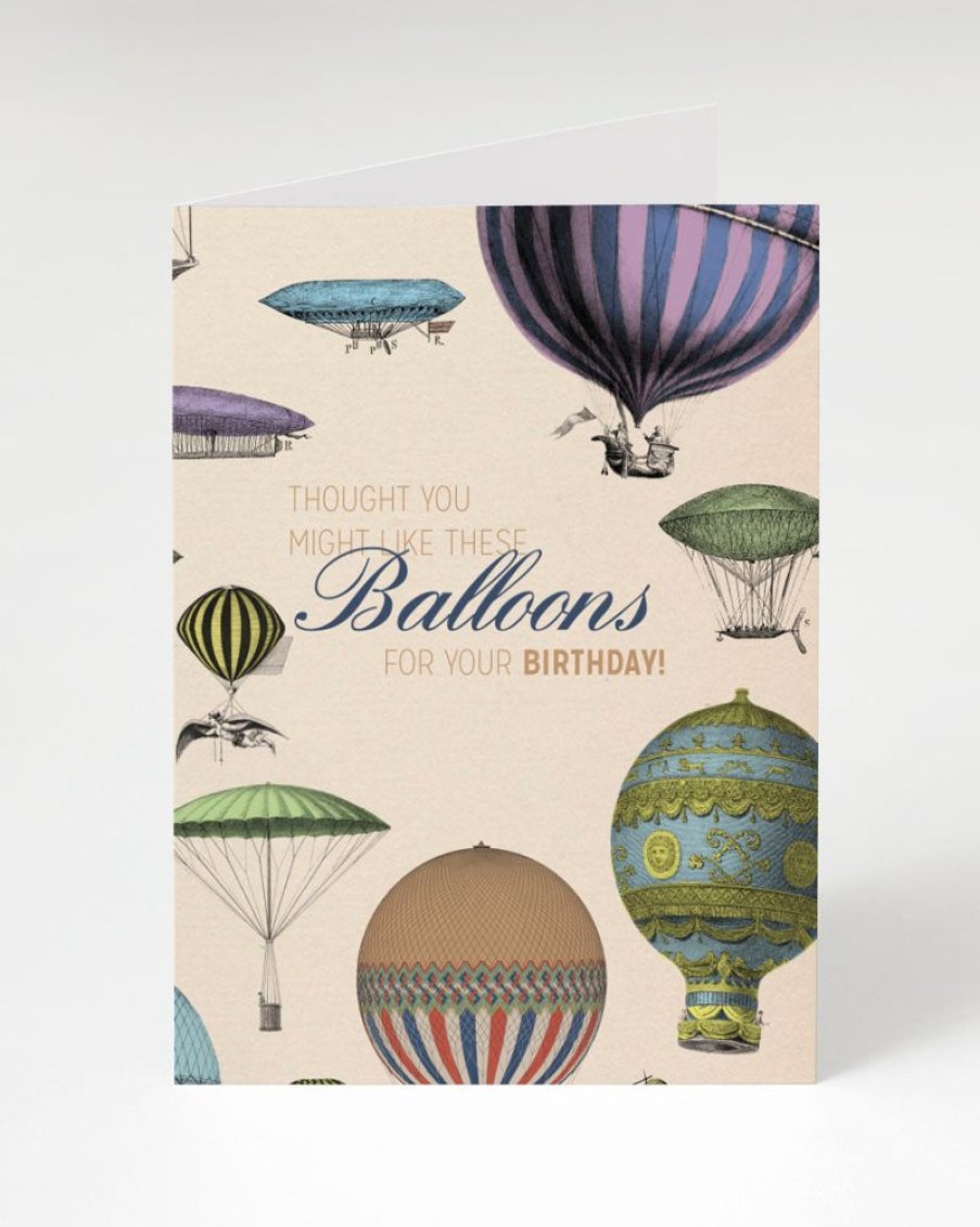 Stationery Cognitive Surplus | Science Birthday Card - Hot Air Balloon | Cognitive Surplus