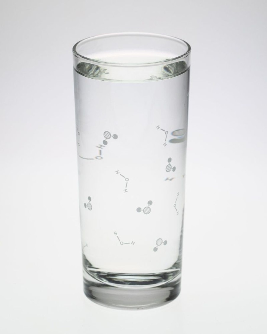 Kitchen + Bar Cognitive Surplus | Chemistry Of Water Tumbler Glass | Chemistry Gift