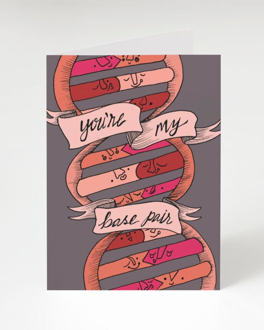 Stationery Cognitive Surplus | You'Re My Base Pair - Dna & Genetics Love Card | Cognitive Surplus