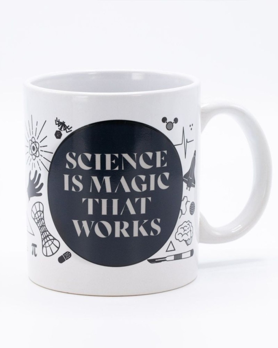 Kitchen + Bar Cognitive Surplus | Science Is Magic Heat Change Mug 20 Oz | Coffee Chemistry