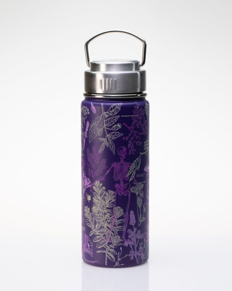 Kitchen + Bar Cognitive Surplus | Poisonous Plants Stainless Steel Vacuum Flask / Insulated Travel Mug