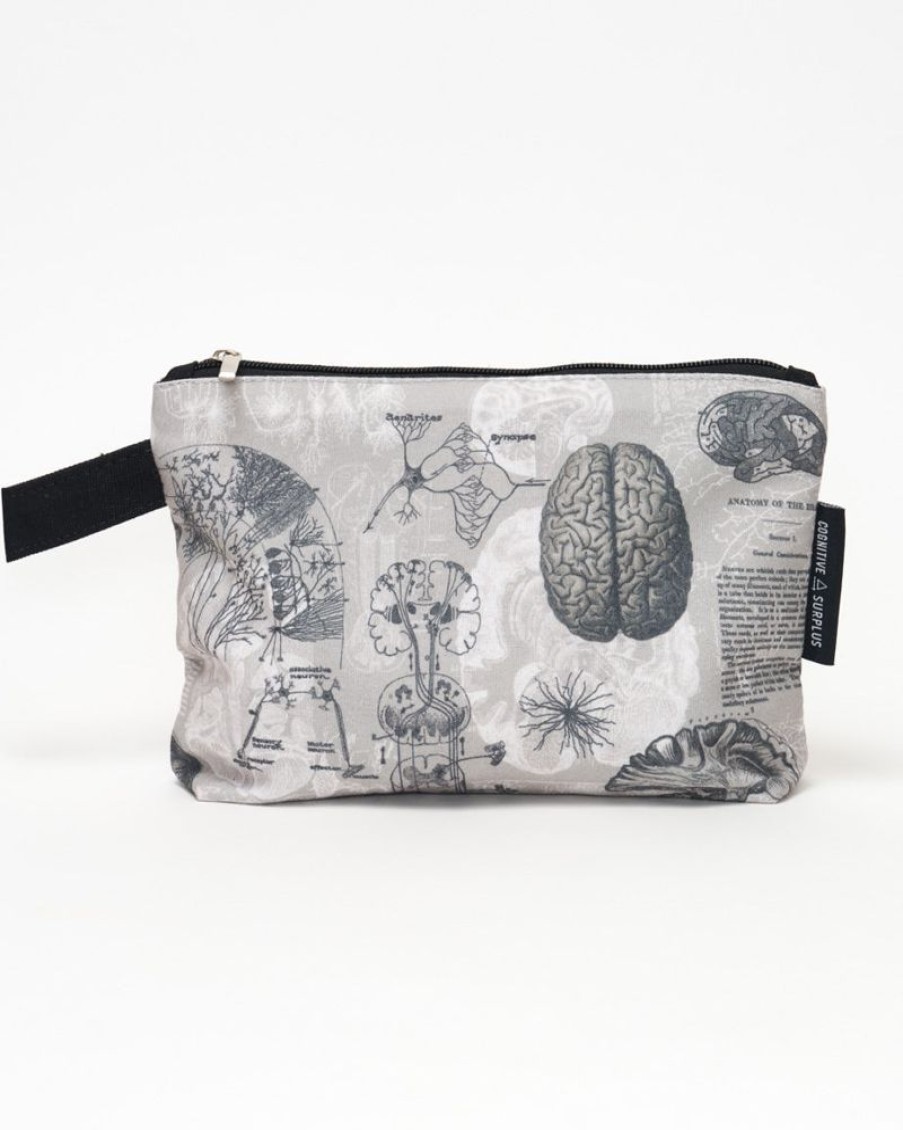 Bags Cognitive Surplus | Brain Anatomy Pencil Bag