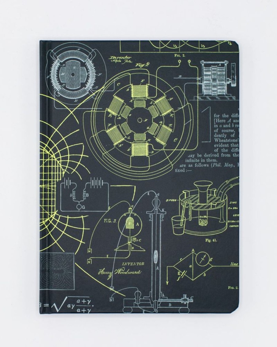 Notebooks Cognitive Surplus | Electromagnetism Hardcover Notebook | Electrical Engineer