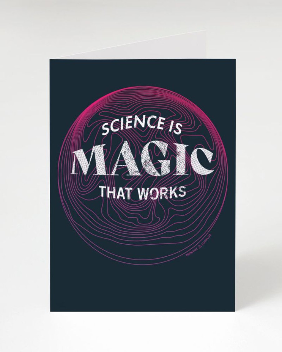 Stationery Cognitive Surplus | Science Is Magic That Works Card - Science Stationery | Cognitive Surplus