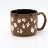 Kitchen + Bar Cognitive Surplus | Dinosaur Footprints Mug - Hand Carved | Cognitive Surplus