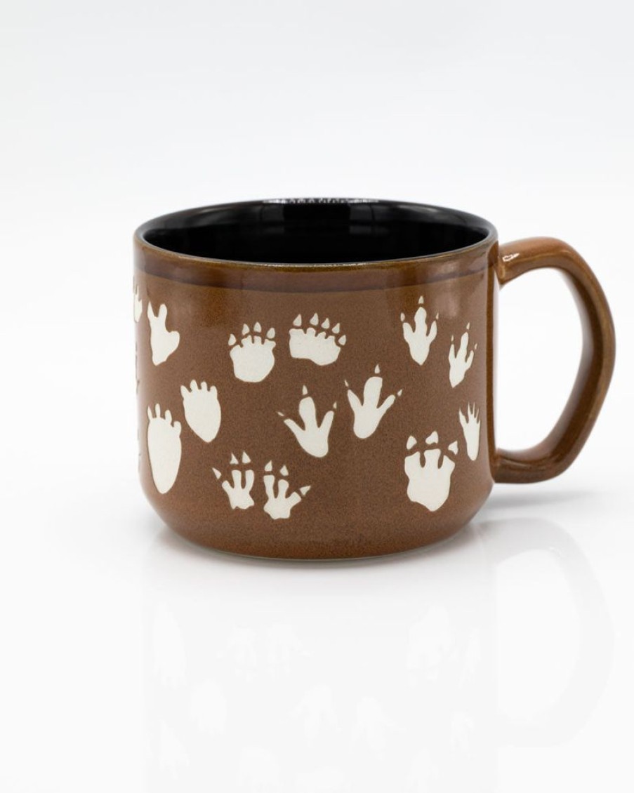 Kitchen + Bar Cognitive Surplus | Dinosaur Footprints Mug - Hand Carved | Cognitive Surplus